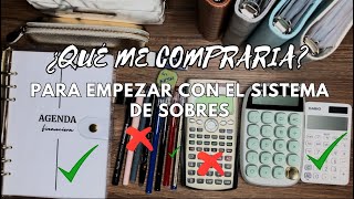 ¿Qué me compraría para empezar en el sistema de sobres📓🖊️ [upl. by Okubo502]