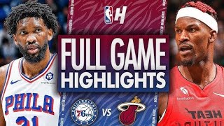 Miami Heat vs Philadelphia 76ers Full Game Highlights  November 18 2024  202425 NBA Season [upl. by Aleehs]