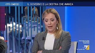 Limite al contante Lilli Gruber a Giorgia Meloni quotQuesto glielo faccio spiegare da Marco [upl. by Ingham]