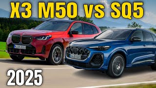 2025 BMW X3 M50 vs 2025 Audi SQ5  A Battle of Performance SUVs [upl. by Merwin]