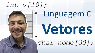 Vetores em C  Trabalhando com string vetor de char e typedef [upl. by Tiffani]