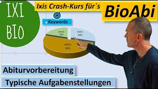 Typische Aufgabenstellungen im Biologie Abitur  Bioabi 2022  Vergleichen  Basiskonzepte [upl. by Theodor]