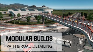 Do THIS With Your Paths In Cities Skylines  Modular Builds [upl. by Helbona]