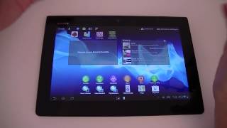 Test de la Sony Xperia Tablet S  par TopForPhonefr [upl. by Tebasile]