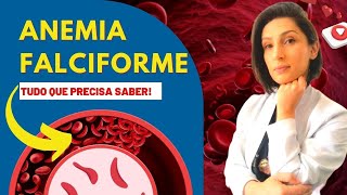 ANEMIA FALCIFORME o que é  sintomas  tratamento  diagnóstico hemograma completo  hematologia [upl. by Yhtamit]