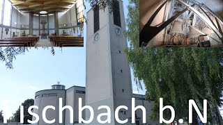 Fischbach bei Nürnberg N Die fünf Glocken der Pfarrkirche Heilig Geist Turmaufnahme [upl. by Adnana]