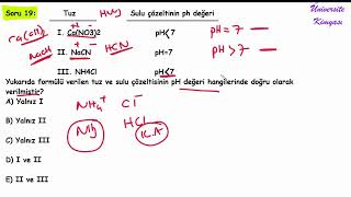 ÖSYM TARZI KİMYA ÖABT SORULARI VE ÇÖZÜMLERİ5 [upl. by Chandless417]