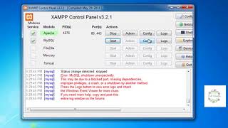 Solved  Xampp mysql error [upl. by Draner]