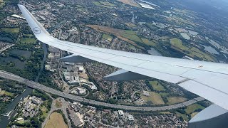 SUNNY TAKEOFF  Lufthansa A320neo Takeoff from London Heathrow Airport [upl. by Isaak]