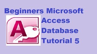 Beginners MS Access Database Tutorial 5  Creating Microsoft Access Reports [upl. by Hintze]