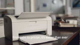 Samsung SCX3405 Series Easy Print from a Tablet [upl. by Anomer]