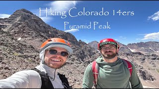 Hiking Colorado  Pyramid Peak 14029 [upl. by Linnet]