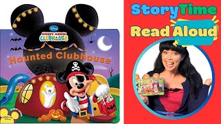 Mickey Mouse Clubhouse Haunted House Read Aloud with Commentary  Fun Halloween Story for Kids [upl. by Swords485]