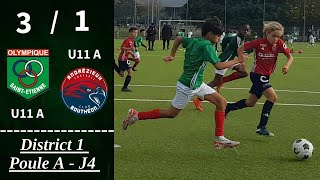 20241109  OSE U11 A  Andrezieux U11 A District 1  Poule A  J4 [upl. by Cohla]