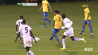 Ronaldinho amp Neymar  The Inimitable Duo  Brazil vs Ghana [upl. by Ydnik]