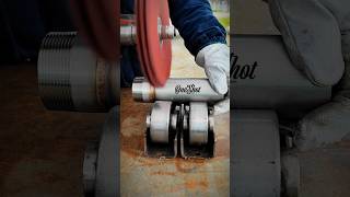 pulizia saldatura a TIG su acciaio inox welding cleaning shortvideo [upl. by Asilrak]