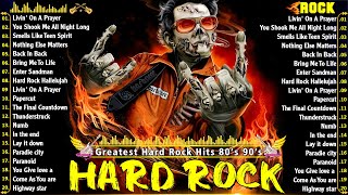 Greatest Hard Rock Songs 80s 90s Full Album 🎸 Bon Jovi Guns N Roses Nirvana Metallica ACDC [upl. by Tala]