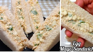 Chicken egg Mayo sandwich  Tasty party sandwich recipe 😋 [upl. by Edie]