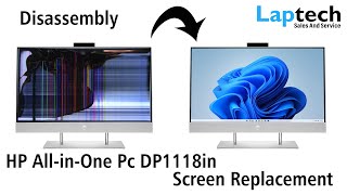 HP All in one Pc DP1118in Disassembly  Screen Replacement  Display Replacement hp allinone pc [upl. by Ballard]