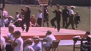 Sailors hornpipe and Fling  Caledonian Games  July 1958  Vancouver archives [upl. by Dnalyaw]