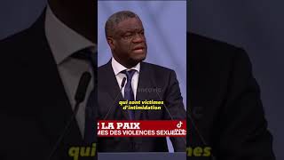 Denis mukwege dit des vérités à l’Occident [upl. by Kriss964]