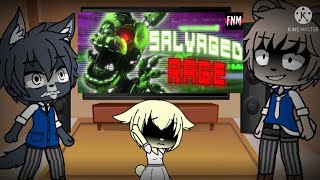 Beastars react to salvage rage fnaf song 💜gacha club💜 read description [upl. by Perry]