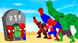 Rescue SUPERHEROES Baby HULK amp SPIDERMAN DEADPOOL 3  Returning from the Dead SECRET  FUNNY [upl. by Nauh848]