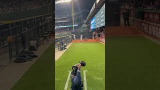 Andrés Muñoz at bullpen vs Yankees at TMobile Park 09182024 [upl. by Tdnerb]