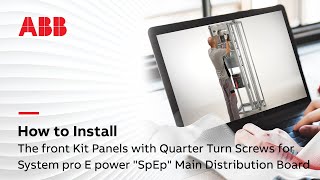 How to install the front Kit Panels with Quarter Turn Screws for System pro E power quotSpEpquot MainBoard [upl. by Balough]