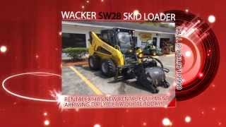 Rentalex  NEW Wacker Neuson Skid Steer Loader Model SW28 [upl. by Bourke]