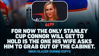 Nikki Glaser Roasts Connor McDavid amp Edmonton Oilers at ESPYS [upl. by Atirihs]