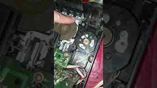 cassette deck mechanism cassette tape restoration repair [upl. by Dalohcin]