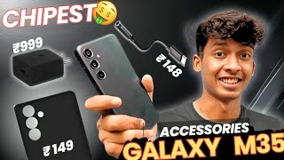 BUDGET Less 🤑 Samsung M35 Accessories🤑 [upl. by Sayer]