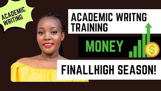 ACADEMIC WRITING TRAINING JOBS HIGH SEASON IS FINALLY HERE [upl. by Mathis902]