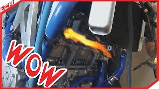 Honda Fireblade  Started with no headers   Garage Build EP21 [upl. by Nolrev]