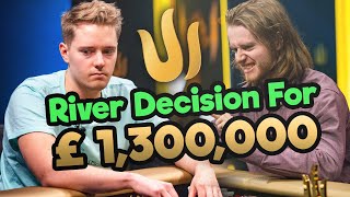 River Decision Vs The BEST ONLINE POKER PLAYER IN THE WORLD [upl. by Adnical12]