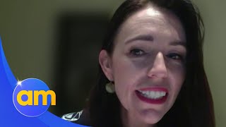 NZ Prime Minister Jacinda Ardern interrupted by daughter on live TV  AM [upl. by Airdnola536]