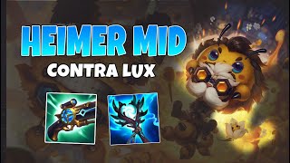 Como Jogar de Heimerdinger MID contra LUX  DarkTany [upl. by Notsgnik]