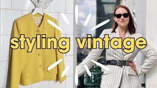 4 Ways to Style Vintage Clothing in Your Outfits [upl. by Walczak620]