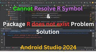 Package R does not exist Problem Solution in Android Studio [upl. by Adan309]