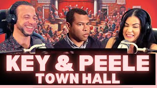 THE FACIAL EXPRESSIONS 😂 First Time Reaction To Key amp Peele Town Hall Audience Member [upl. by Cuthburt619]