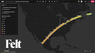 Mapping the 2024 Solar Eclipse Path of Totality [upl. by Notfilc427]