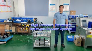 Suncenter High Pressure Pneumatic DGSDGD15 Hydrogen Booster System [upl. by Aital]