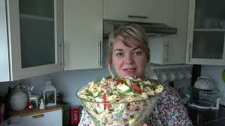 SAŁATKA Z MAKARONEM I TUŃCZYKIEM salad sałatka [upl. by Sonnie277]