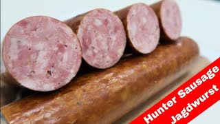 Jagdwurst the Hunter Sausage Home Production of Quality Meats and Sausage [upl. by Anatsirhc]