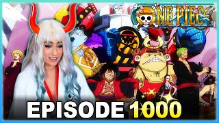 EMOTIONAL 🥺❤️ One Piece Episode 1000 REACTION [upl. by Koblas]