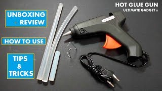 How To Use Hot Glue Gun  Unboxing amp Review  Things You Should Know About Using Hot Glue Gun [upl. by Tildie]