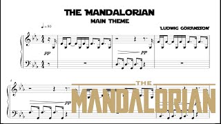 The Mandalorian Main Theme for Piano [upl. by Zerline]