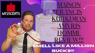 Maison Francis Kurkdjian Amyris Homme Review Is it better than Paco 1 Million [upl. by Leruj]