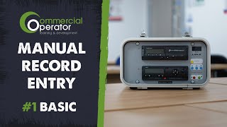 1 How to Input a Manual Record Entry on a Digital Tachograph Siemens VDO amp Stoneridge  Basic [upl. by Gorton441]